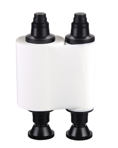 Evolis — Ruban monochrome blanc, 1000 impressions