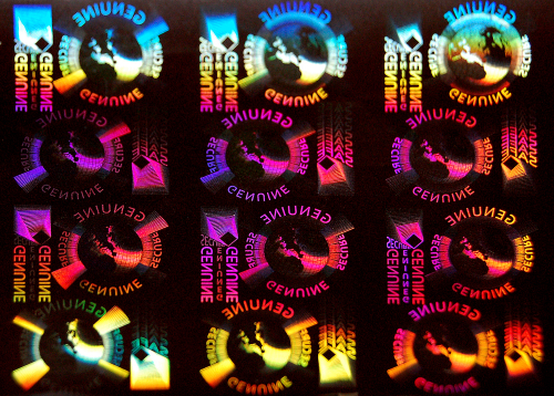 Evolis — Vernis holographique, 350 impressions