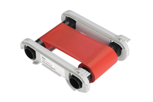 Evolis — Ruban monochrome rouge, 1000 impressions