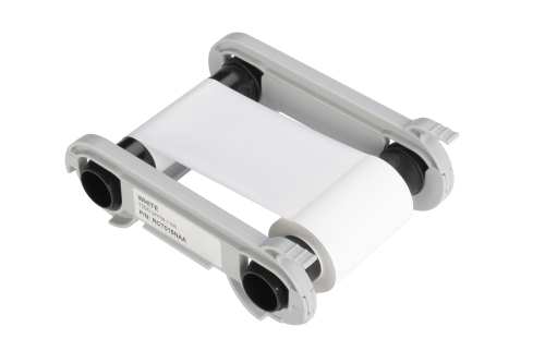 Evolis — Ruban monochrome blanc, 1000 impressions