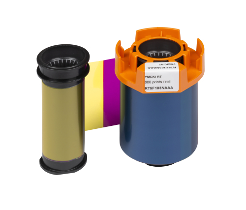 Evolis — Ruban couleur YMCKI — réf. RT5F103NAAA
