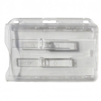 Porte-badge rigide 2 cartes (x100)